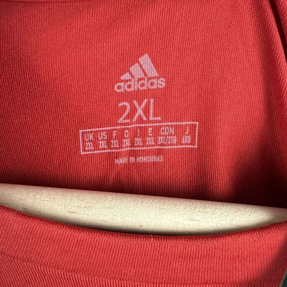 Indiana Hoosiers Basketball Adidas Mens‎ 2XL Red Shooting Shirt NCAA College NWT